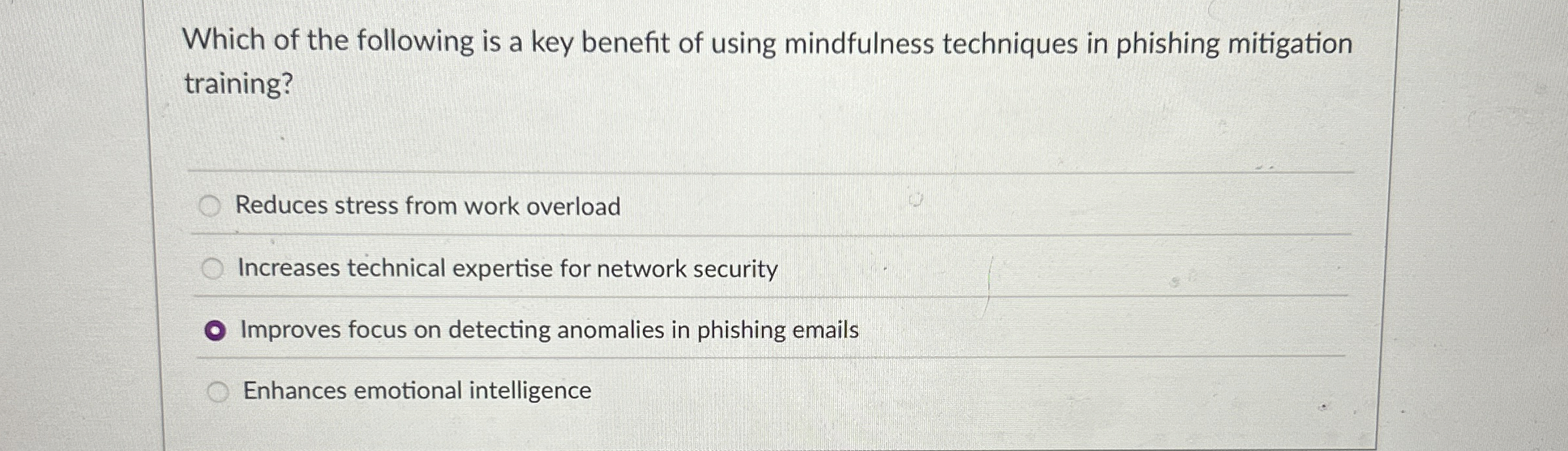 Which of the following is a key benefit of using