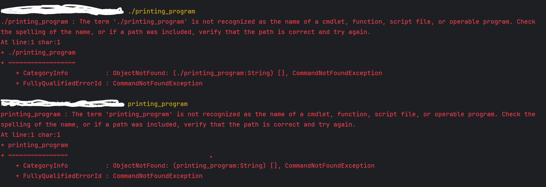 C + + comand line help I have the code shown