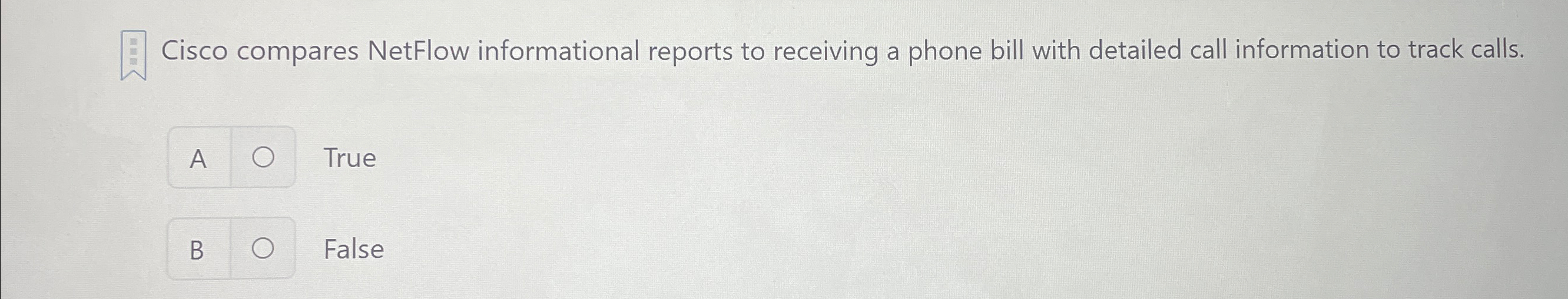 Cisco compares NetFlow informational reports to