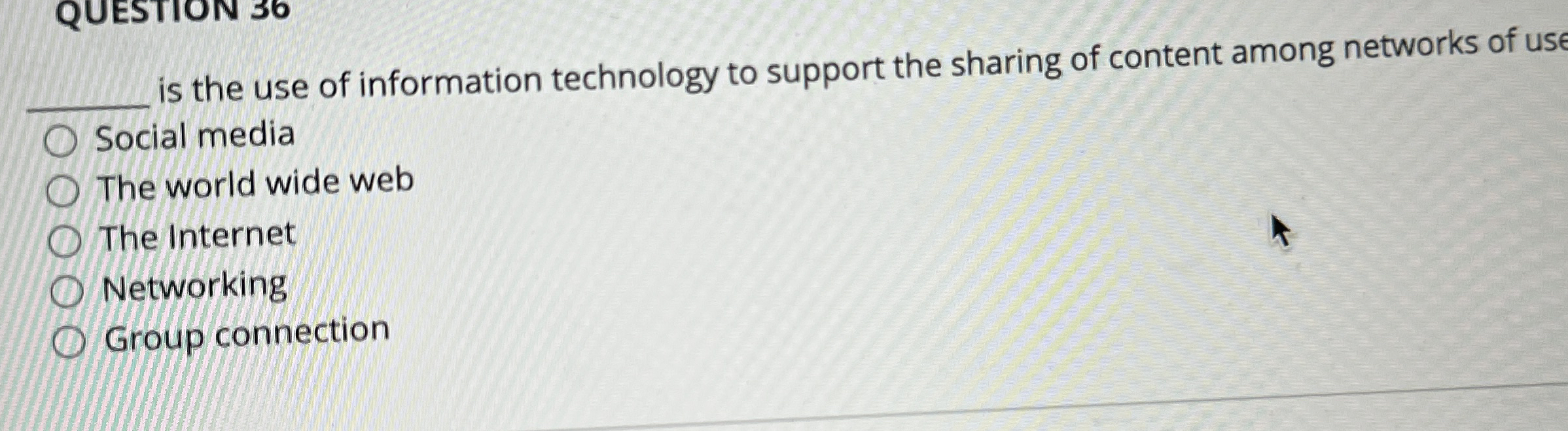 is the use of information technology to support