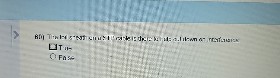 The foil sheath on a STP cable is there to help