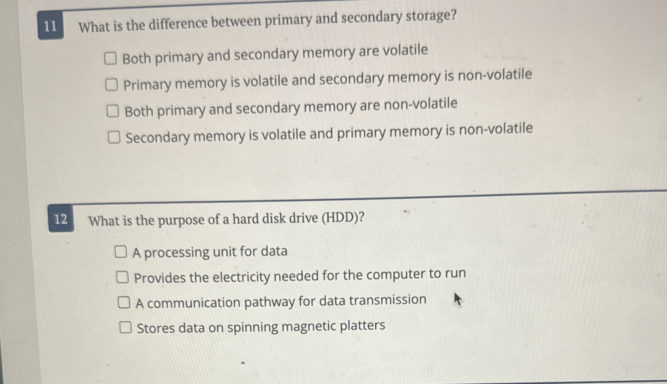 1 1 What is the difference between primary and