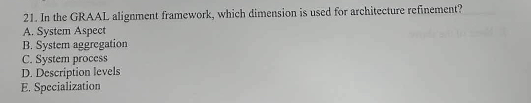 In the GRAAL alignment framework, which dimension