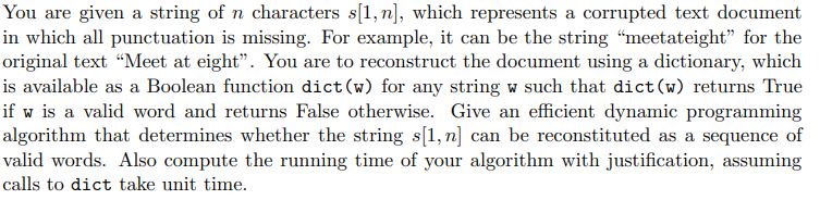 You are given a string of n characters s [ 1 , n