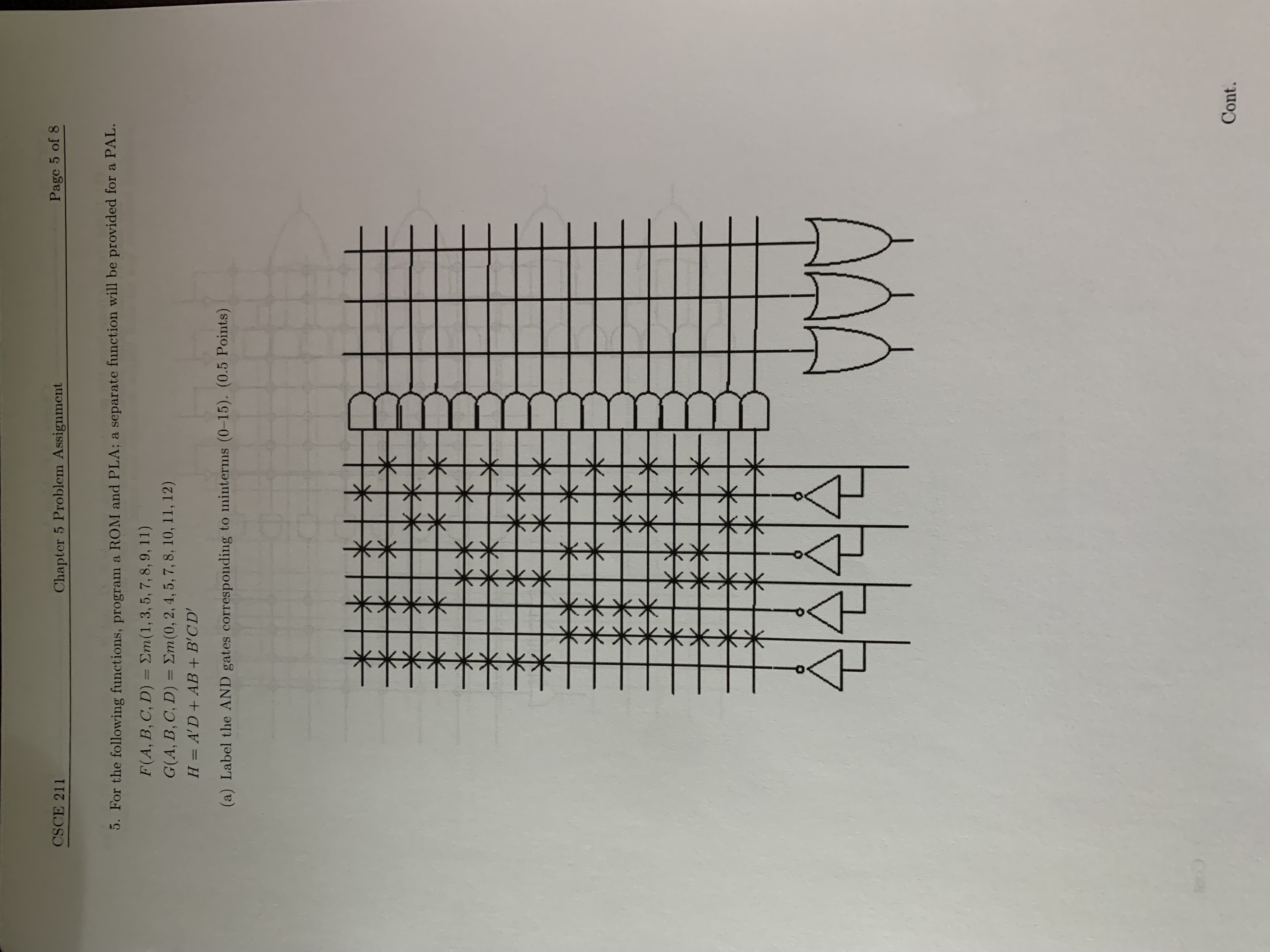 CSCE 2 1 1 Chapter 5 Problem Assignment Page 5 of