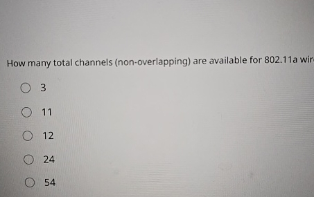 How many total channels ( non - overlapping ) are