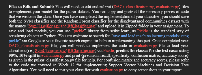 Files to Edit and Submit: You will need to edit