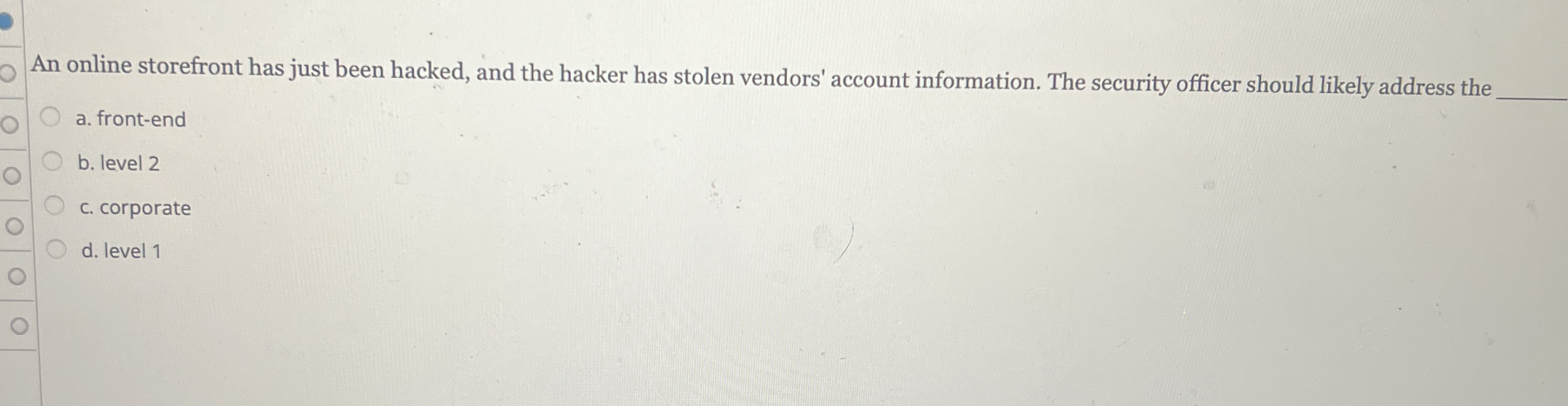 A CEO of an online marketplace has been notified