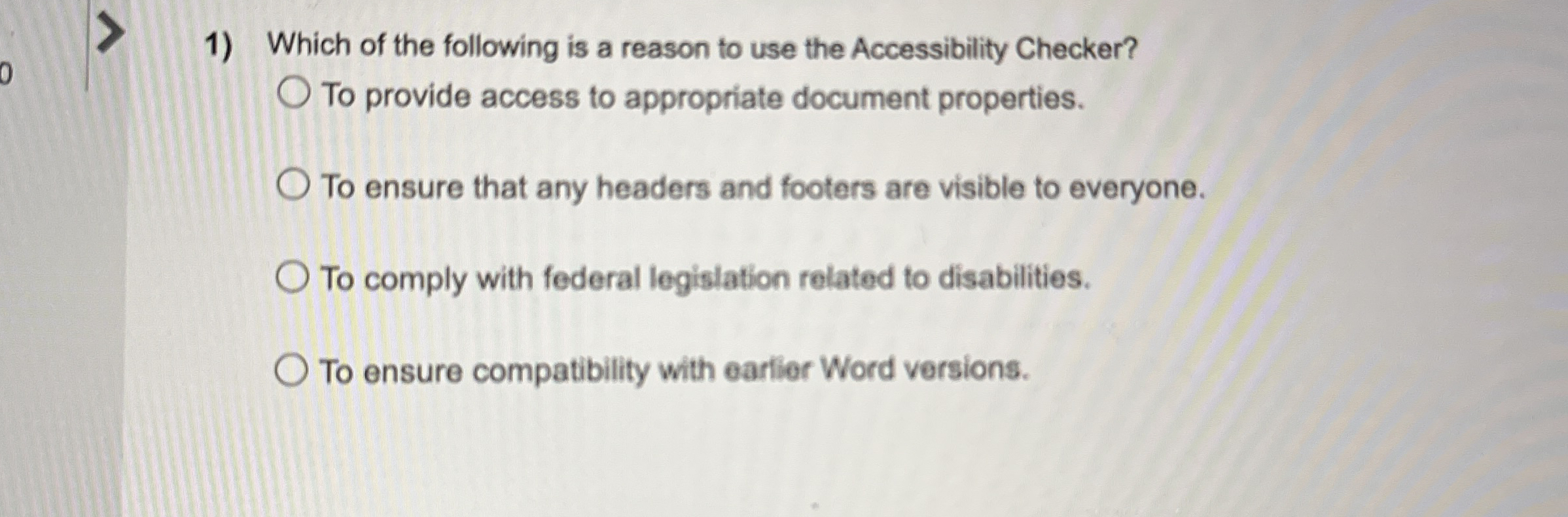 Which of the following is a reason to use the