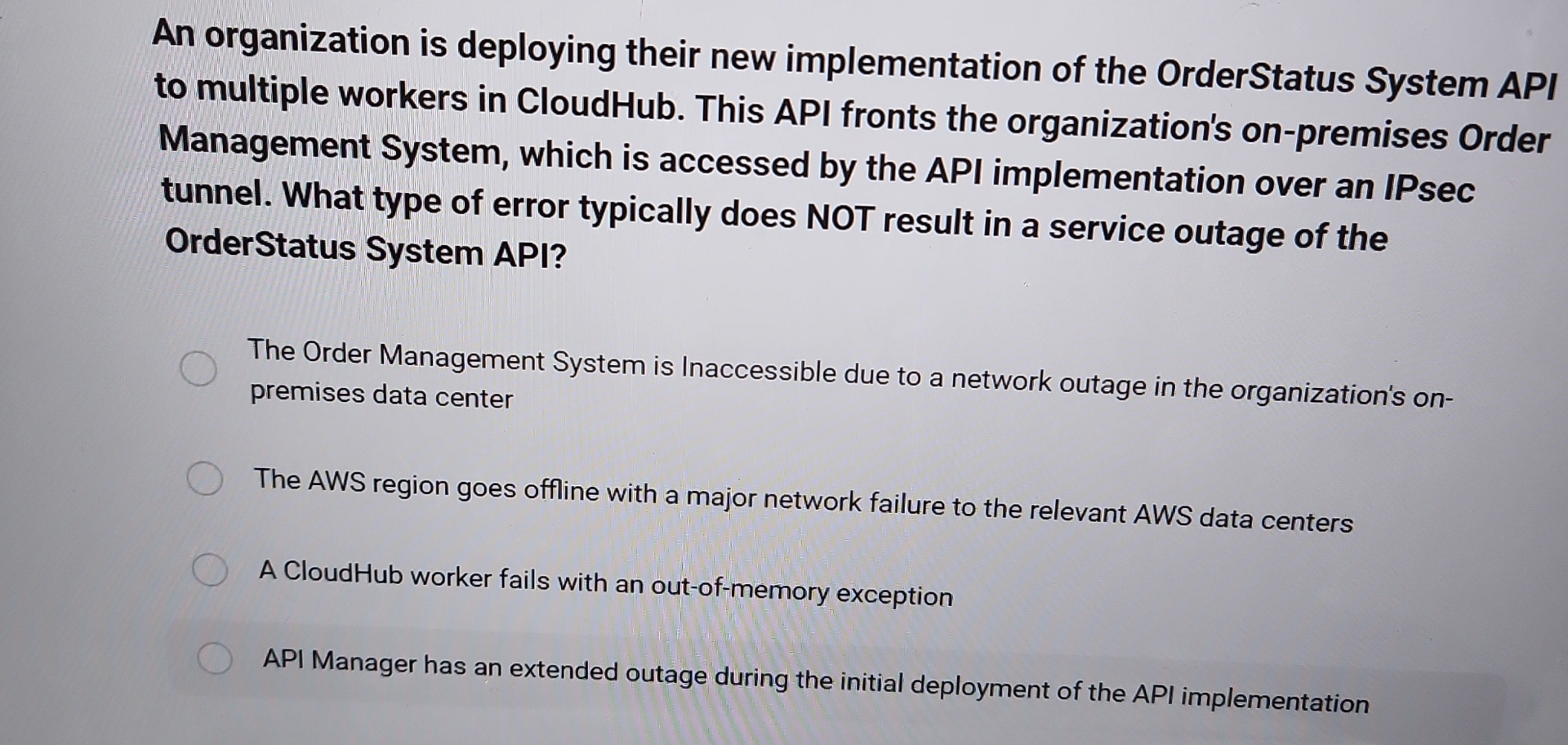 An organization is deploying their new