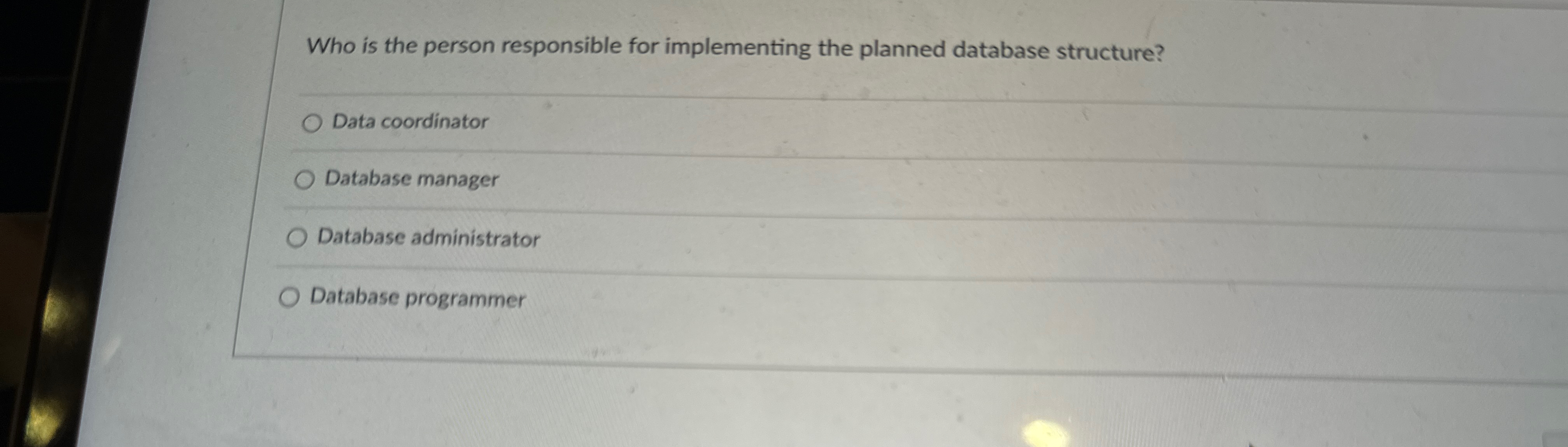 Who is the person responsible for implementing