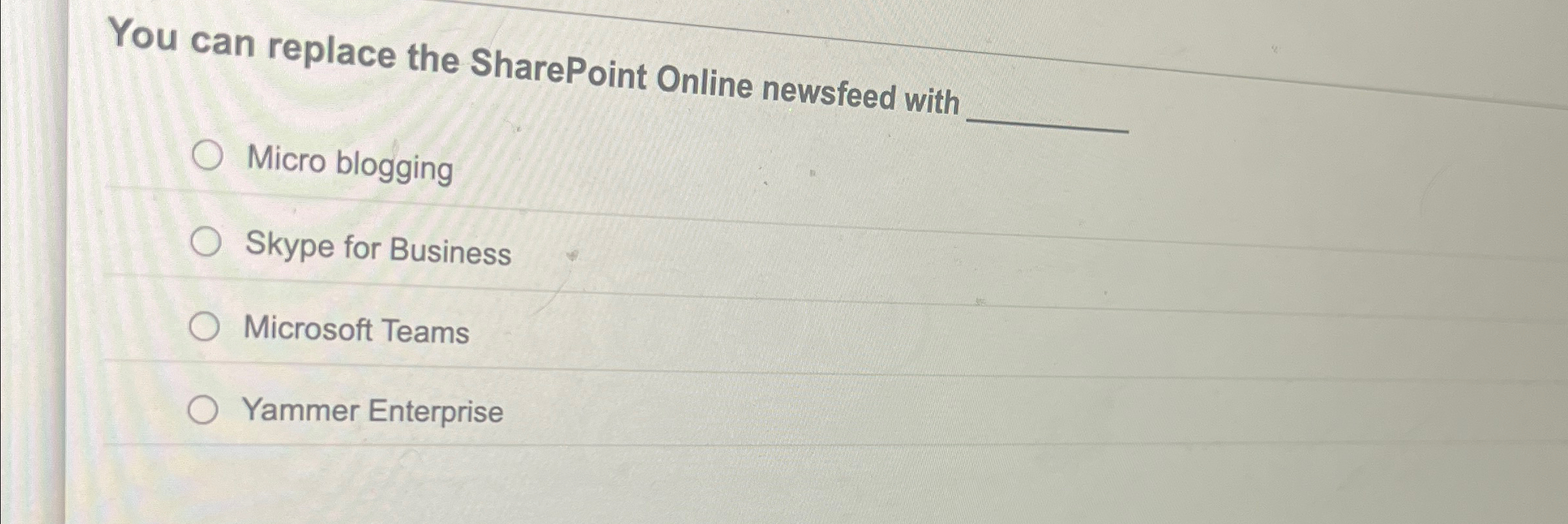 You can replace the SharePoint Online newsfeed
