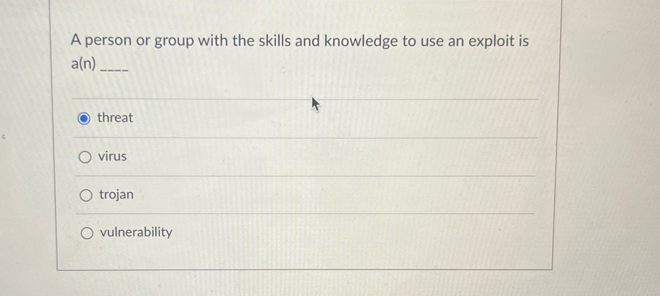 A person or group with the skills and knowledge