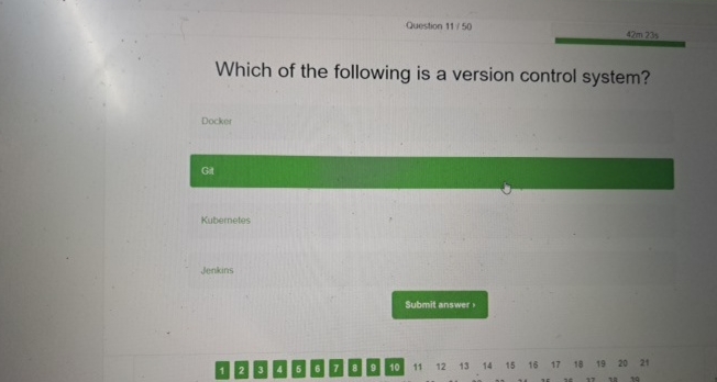 Question 1 1 5 0 4 2 m 2 3 s Which of the