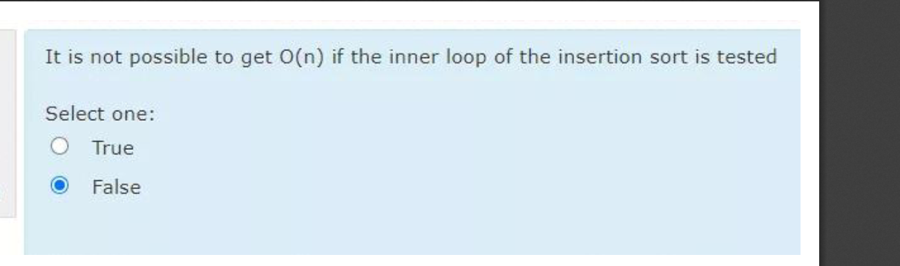 It is not possible to get O ( n ) if the inner