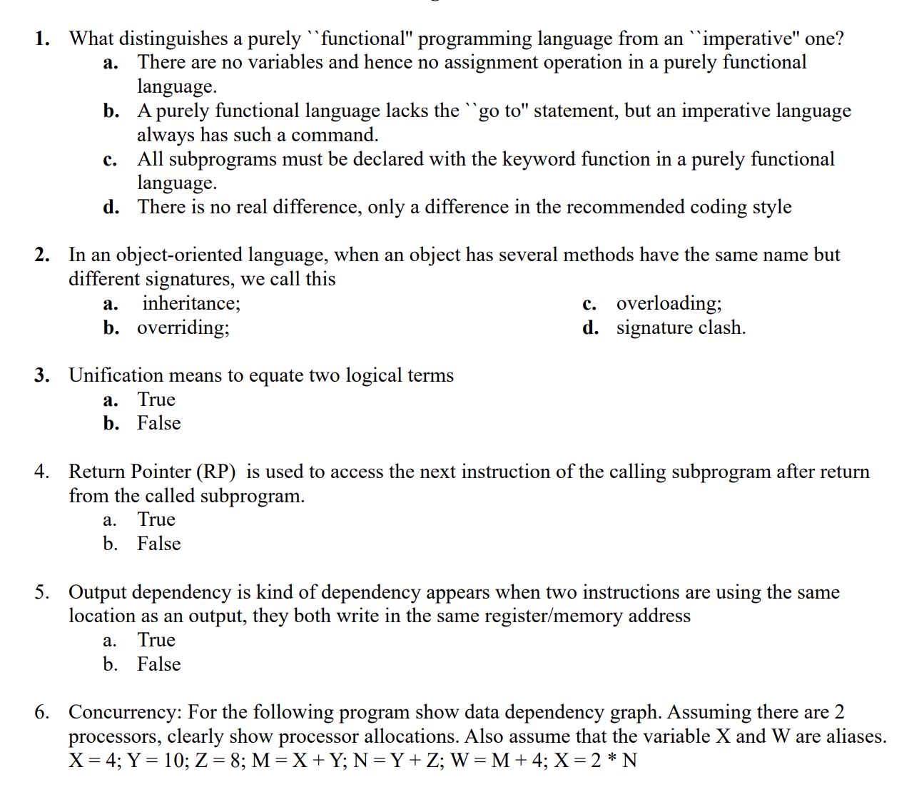 What distinguishes a purely "functional"