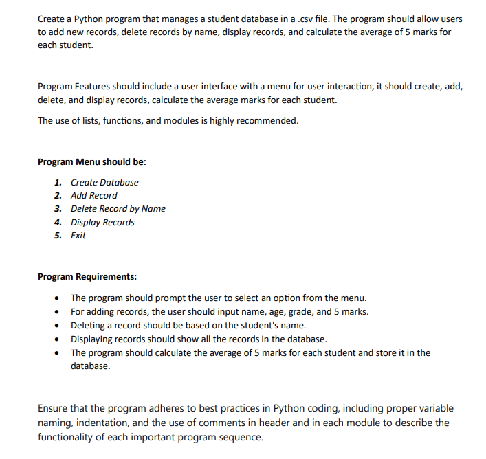 solve using python. Use # comment to explain each