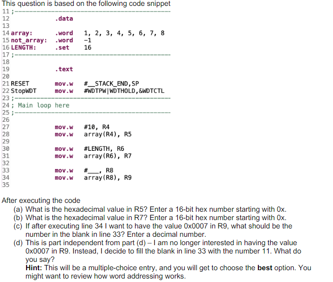 After executing the code ( a ) What is the
