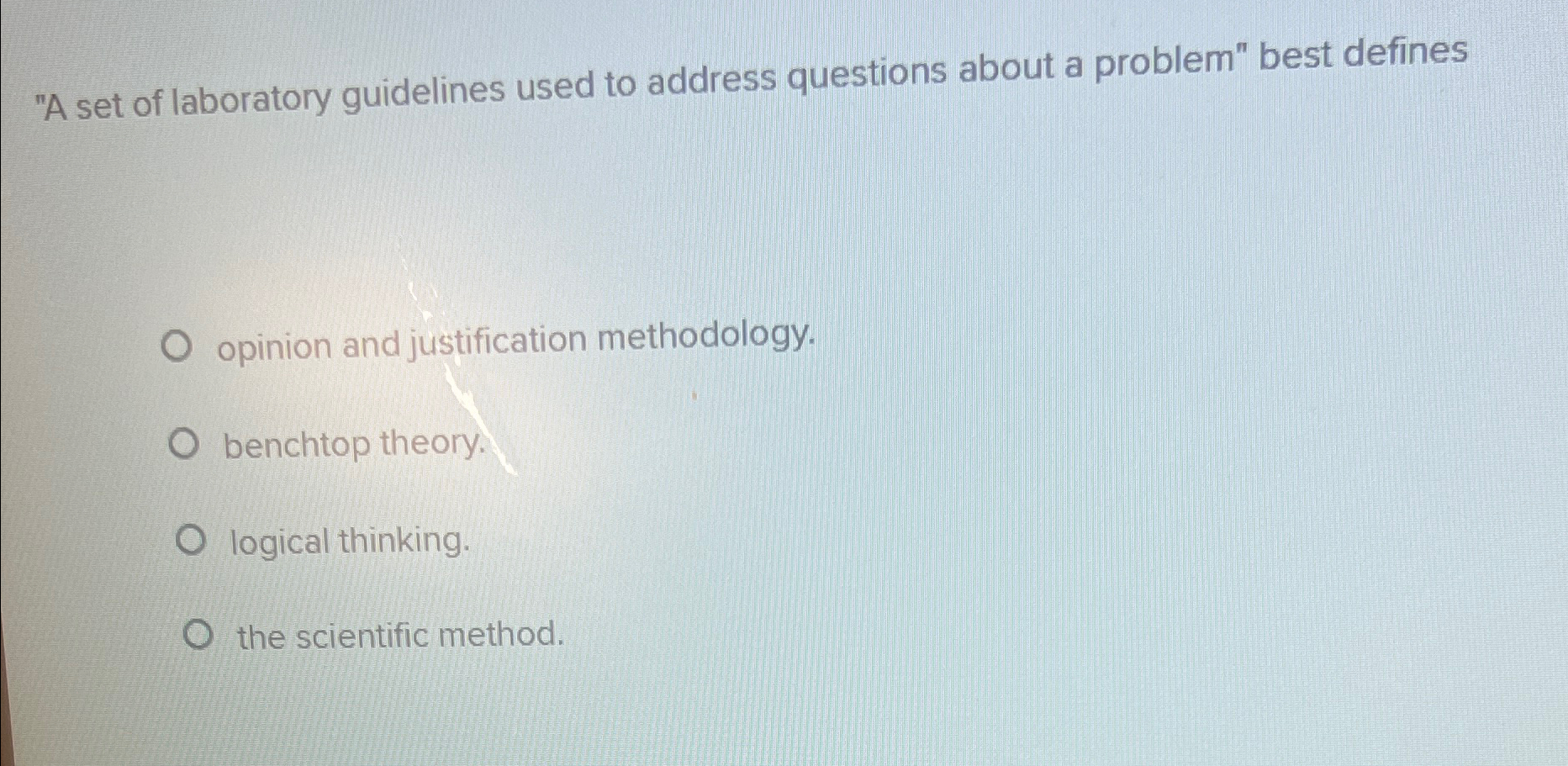 "A set of laboratory guidelines used to address