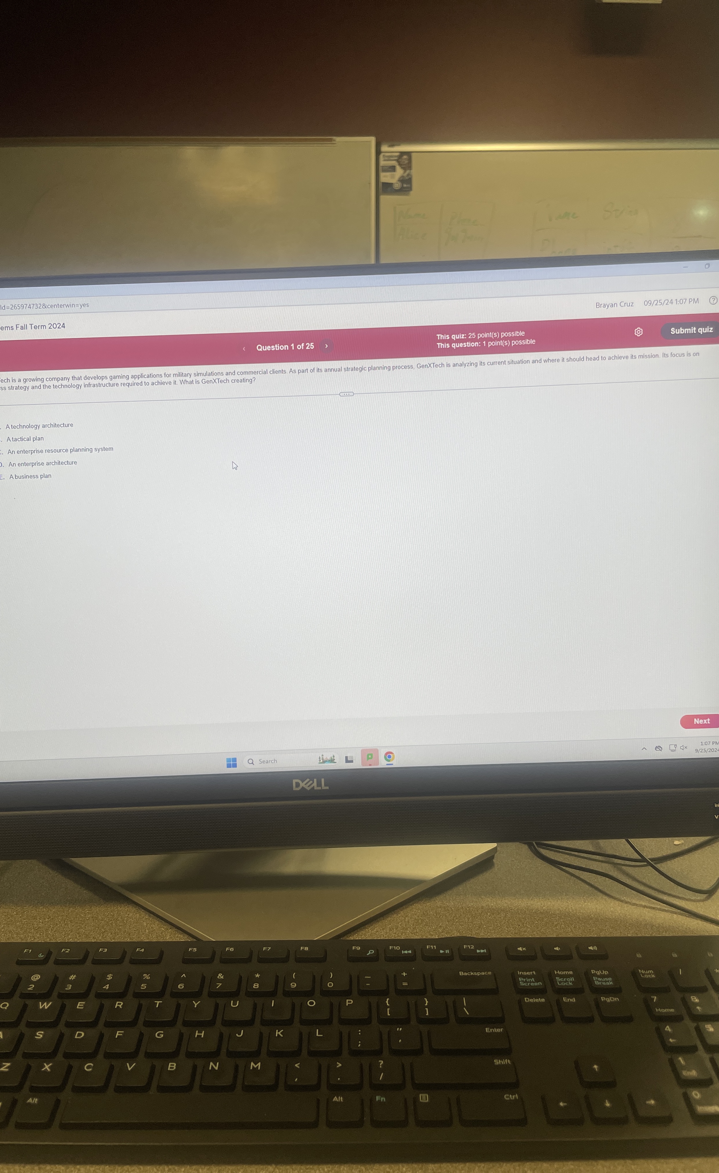 strategy and the technology infrastructure