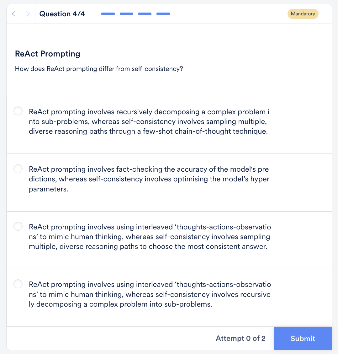 ReAct Prompting How does ReAct prompting differ