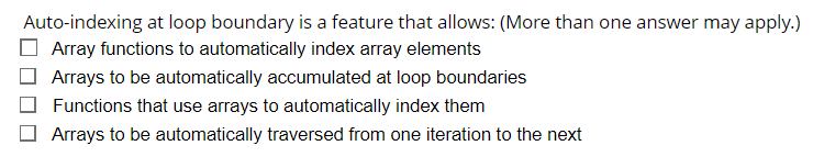 Auto - indexing at loop boundary is a feature