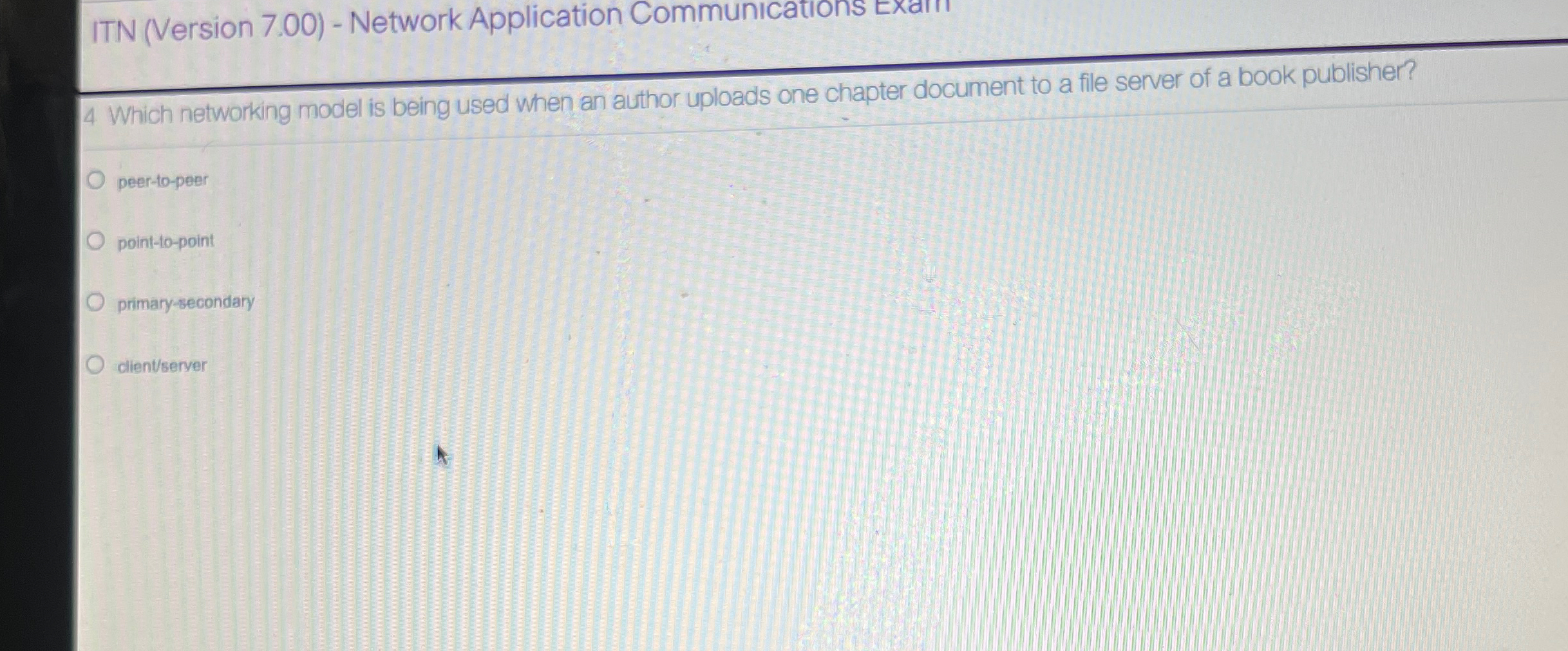ITN ( Version 7 . 0 0 ) - Network Application