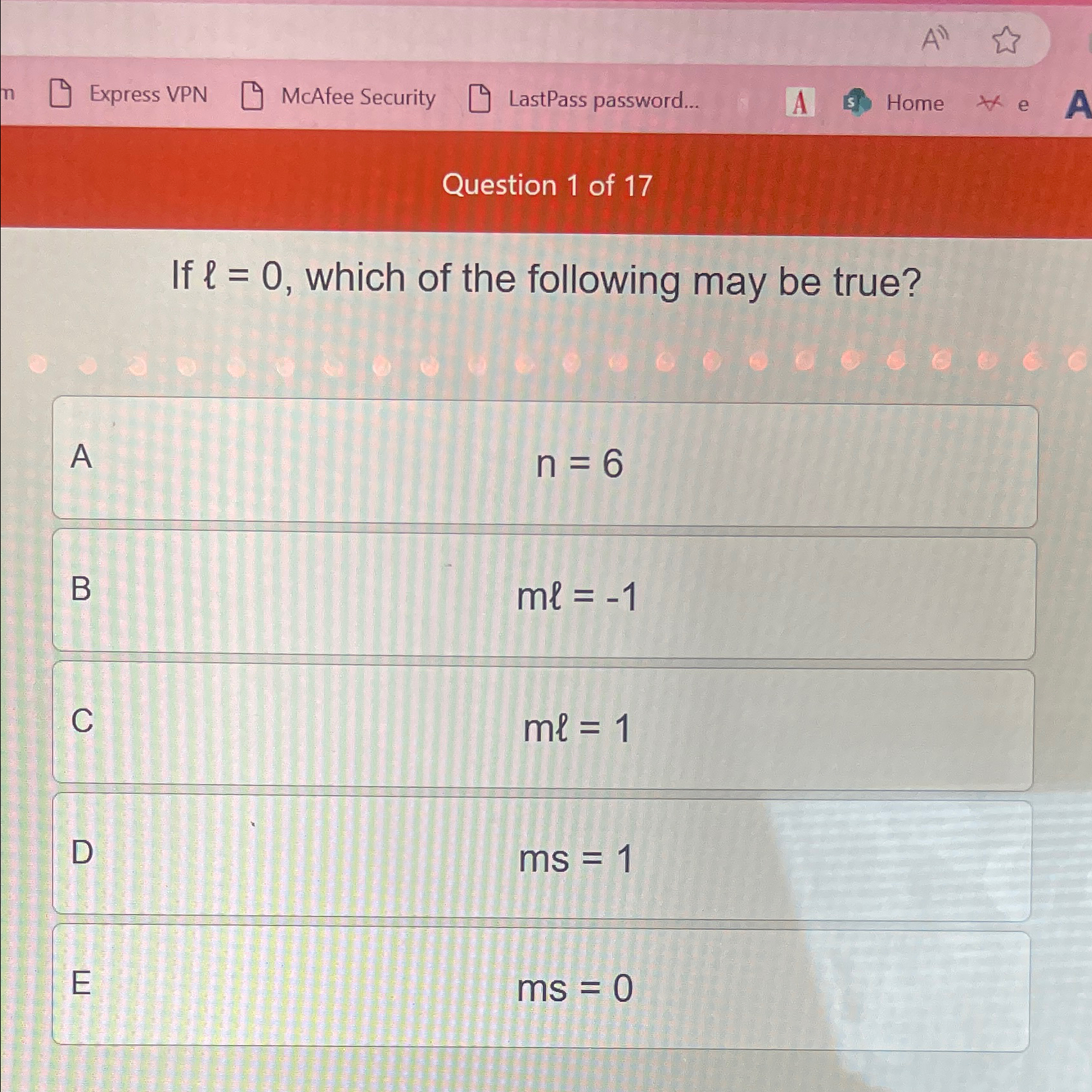 Express VPN McAfee Security LastPass password..