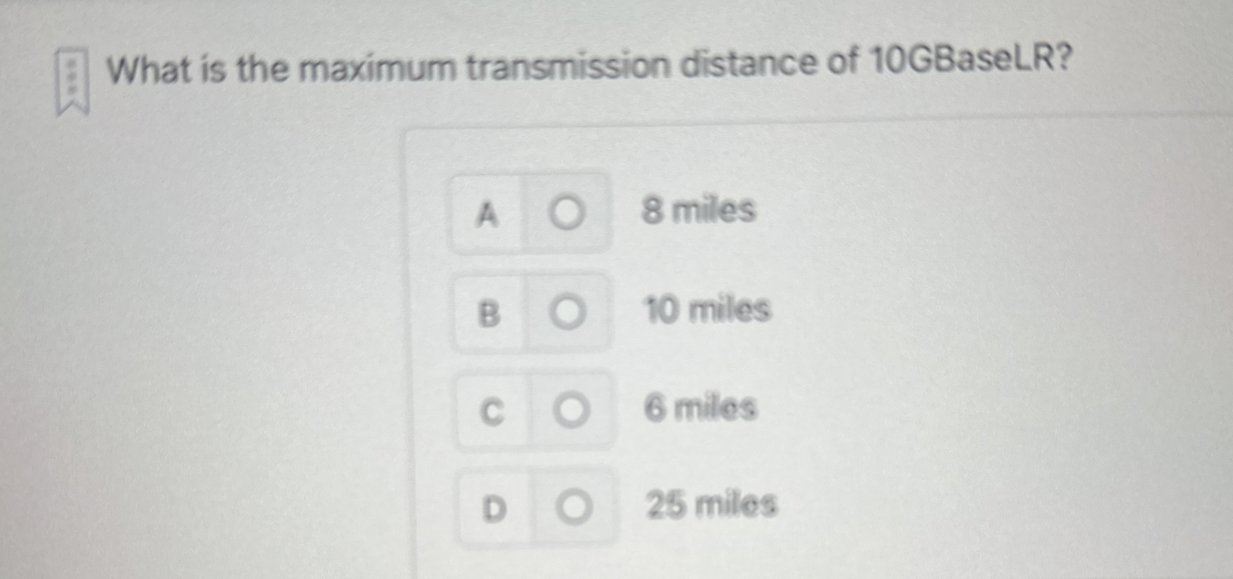 What is the maximum transmission distance of 1 0