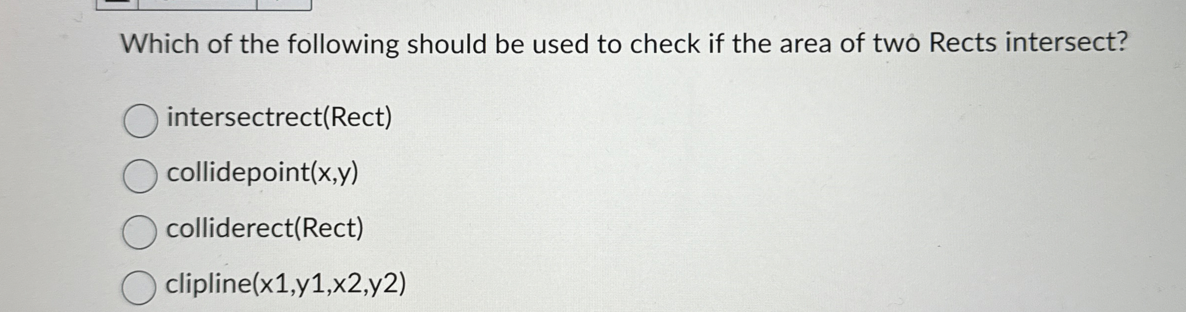 Which of the following should be used to check if