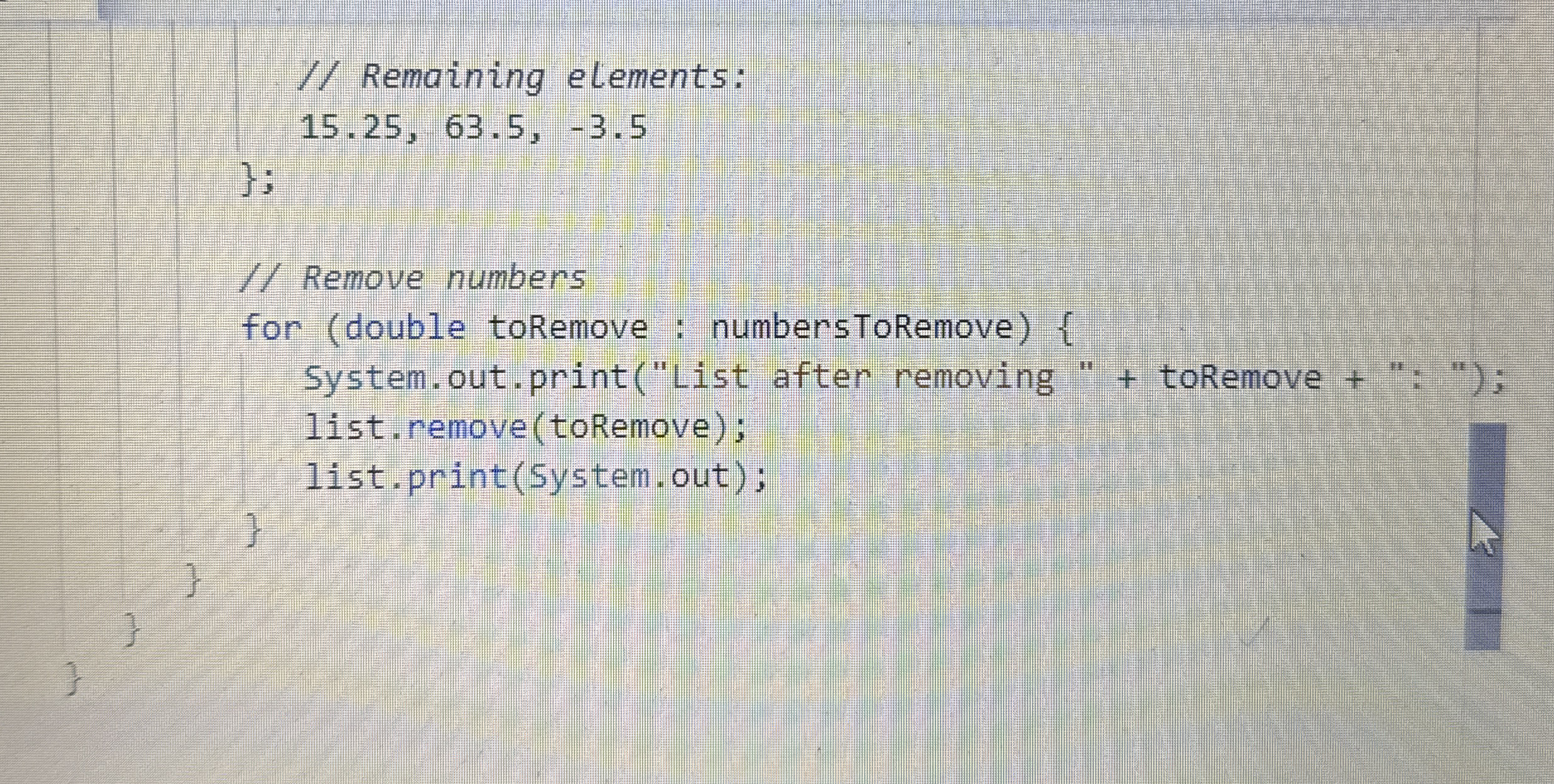 Step 1 : Inspect the NumberListNode.java file