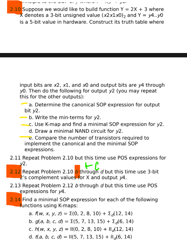 2 . 1 0 a - c and e 2 . 1 0 Suppose we would like