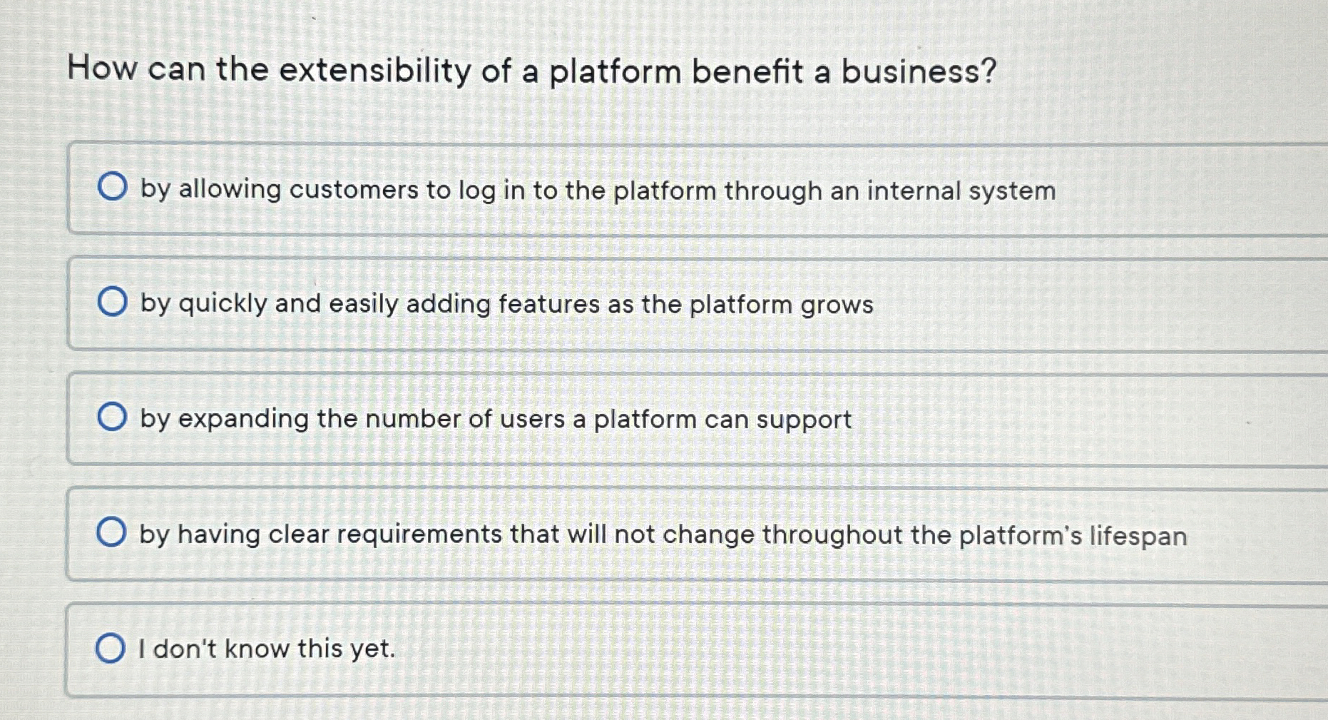 How can the extensibility of a platform benefit a