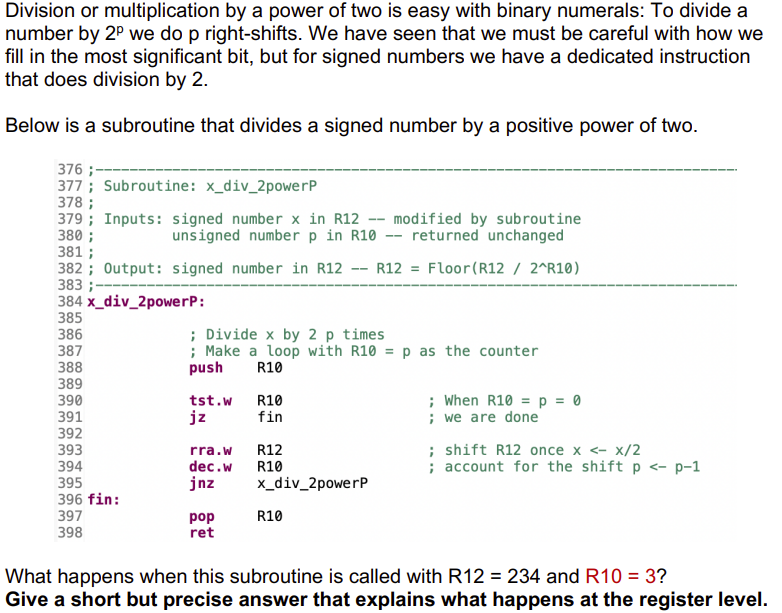 Assembly Code - Code Composer Studio - MSP 4 3 0