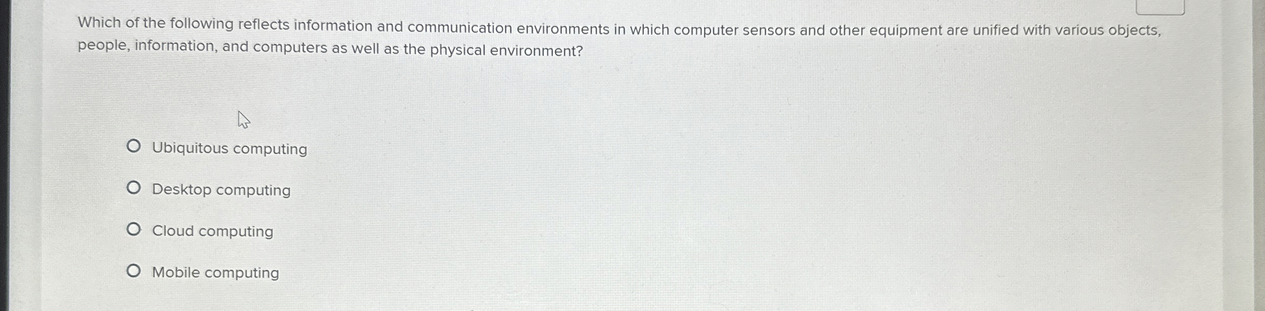 Which of the following reflects information and