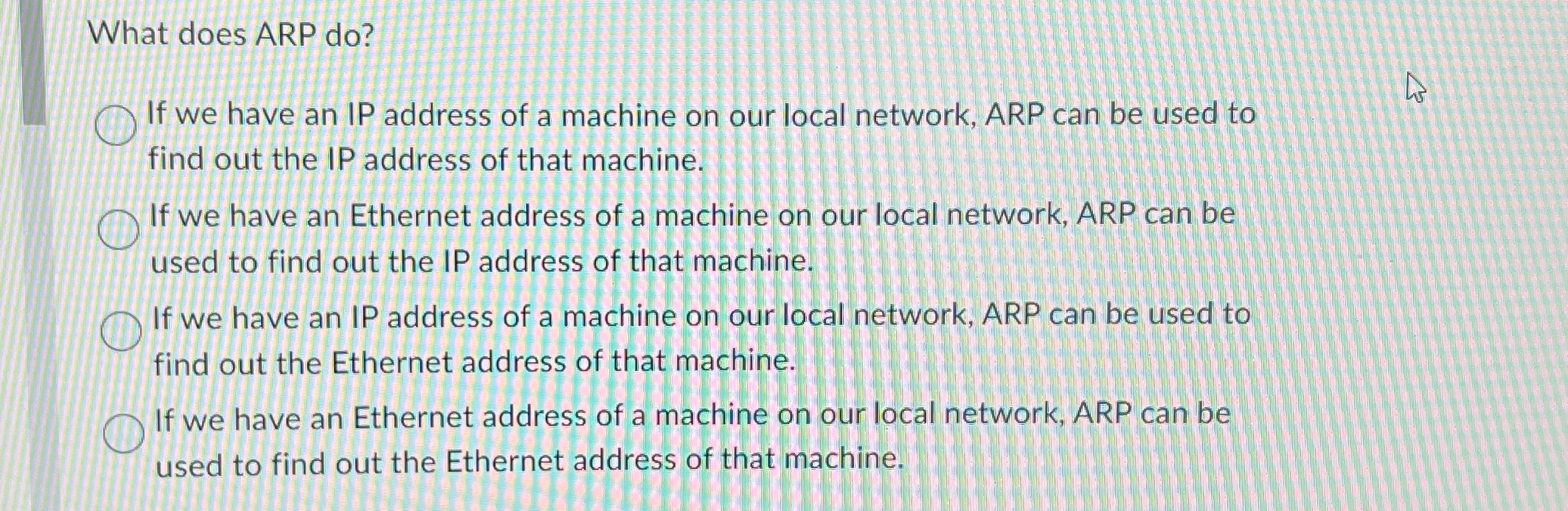 What does ARP do ? If we have an IP address of a
