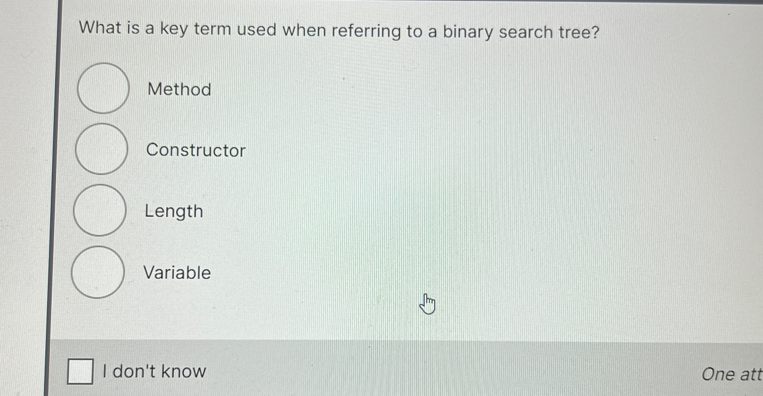 What is a key term used when referring to a