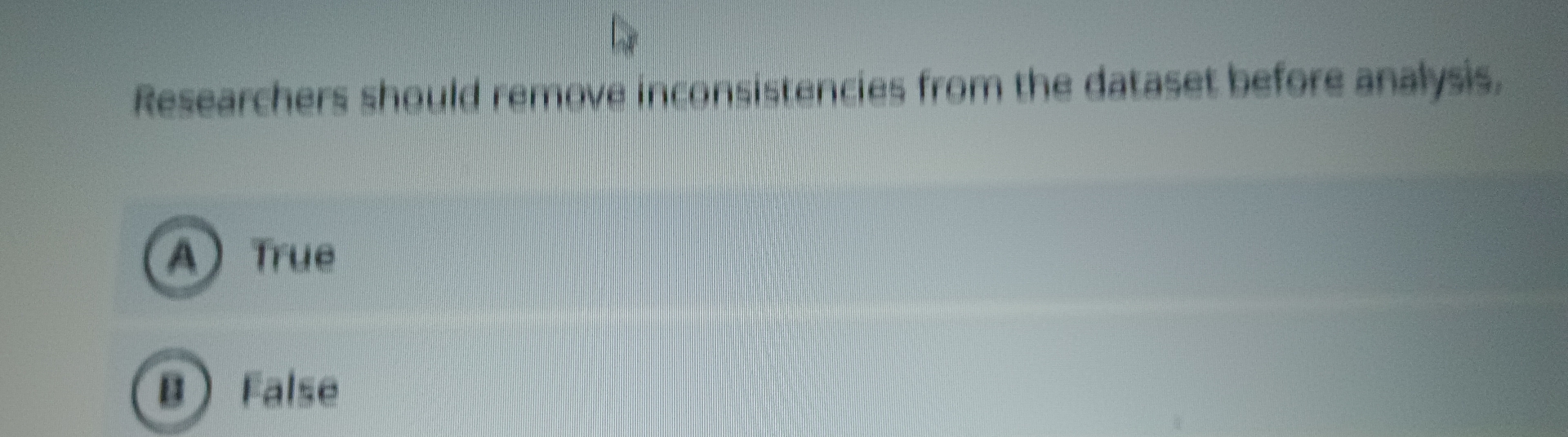 Researchers should remove inconsistencies from