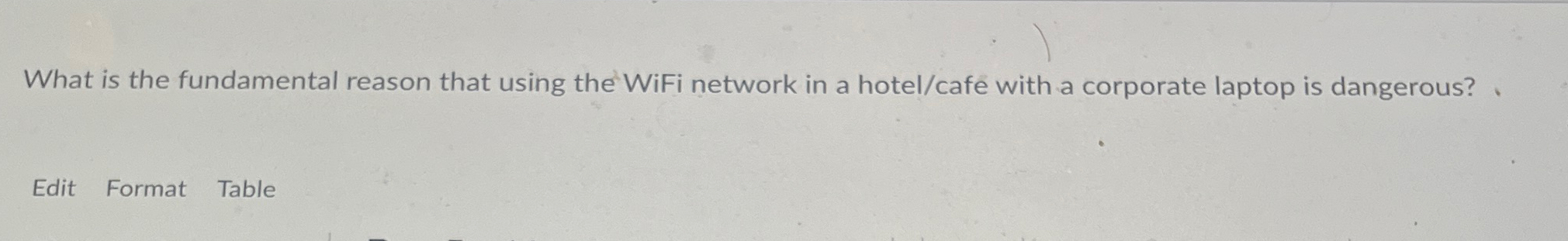 What is the fundamental reason that using the