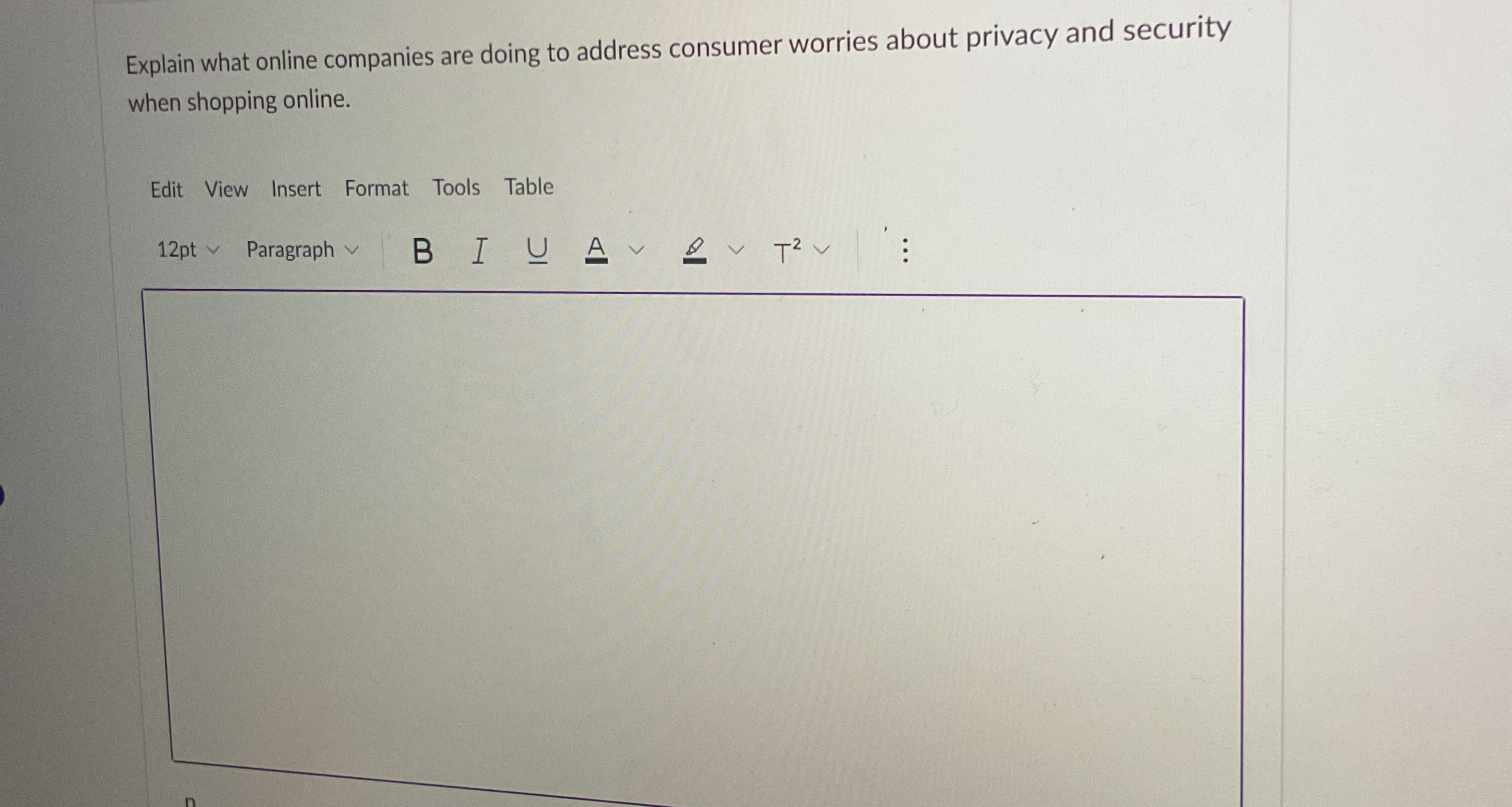 Explain what online companies are doing to