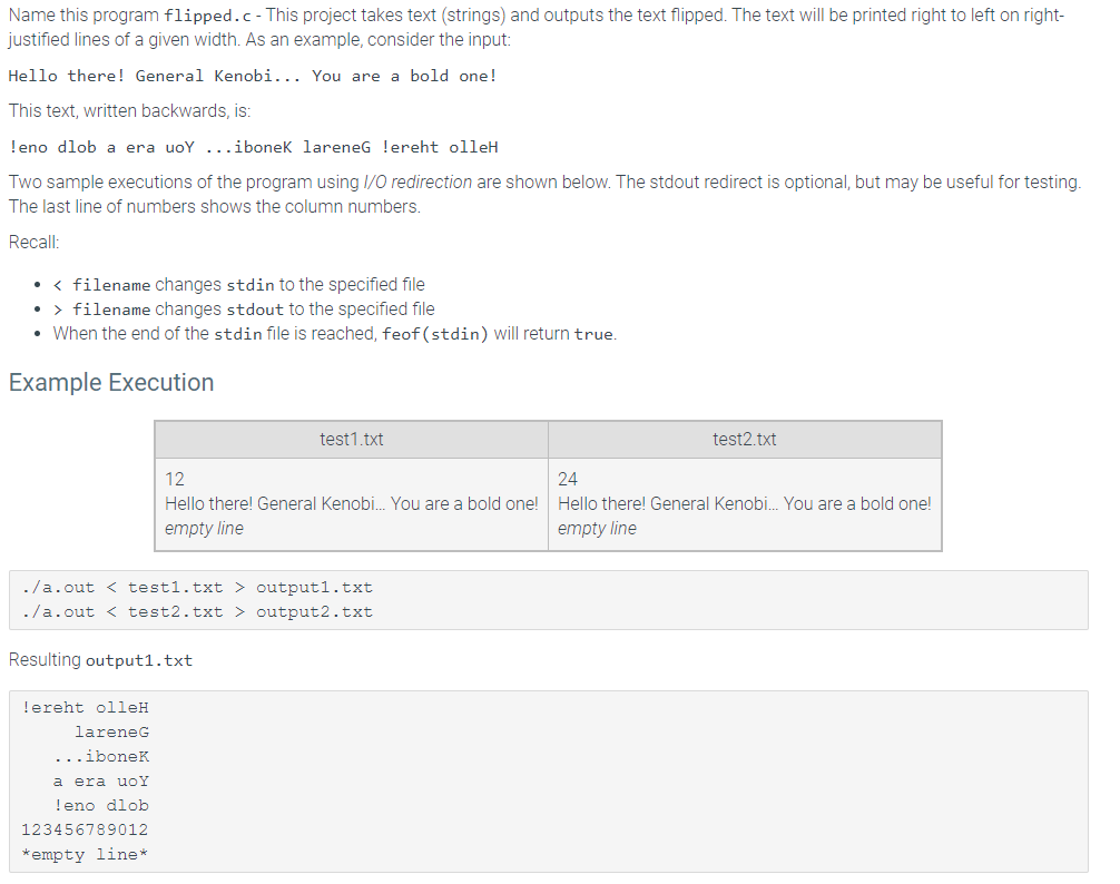 In C Programming : The program asks for a user