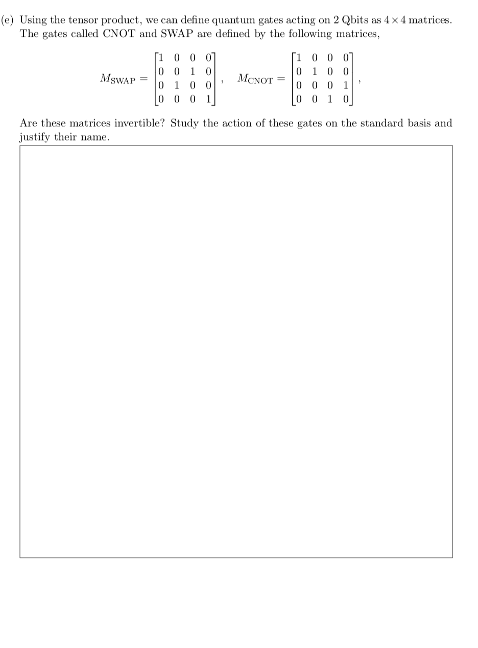 are CNOT and WAP matrices invertible?