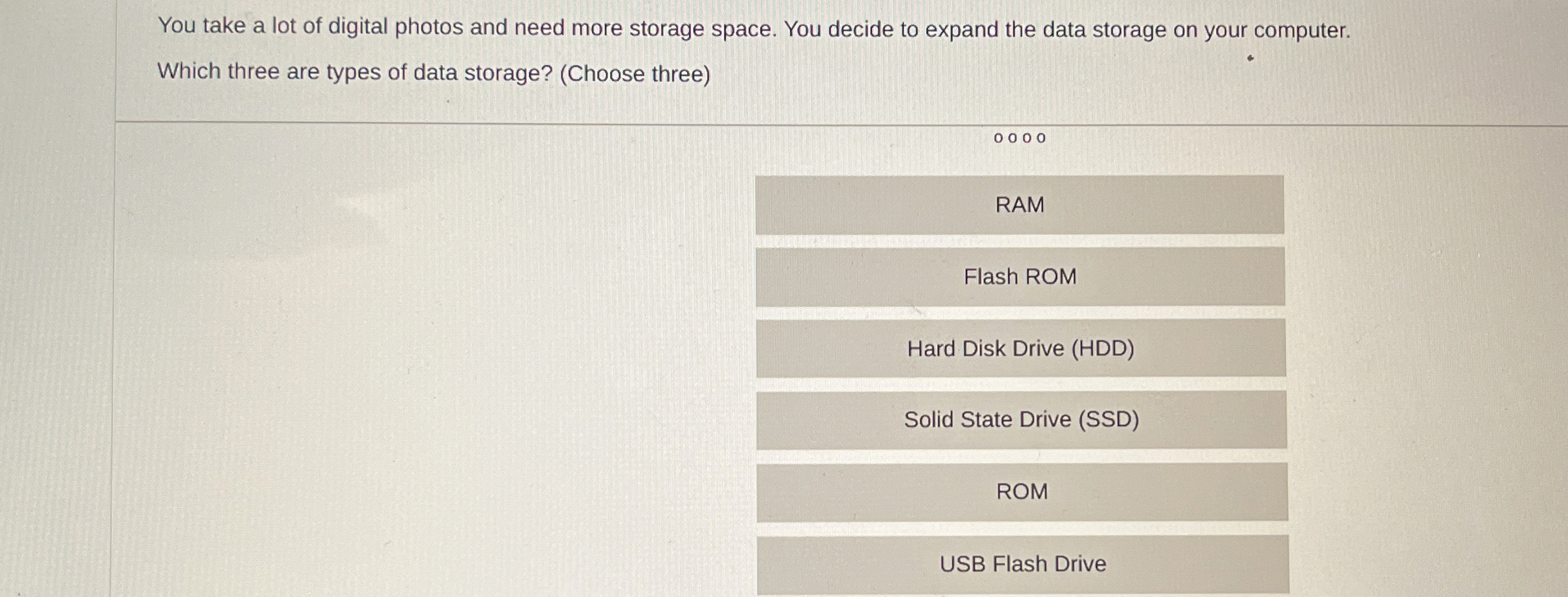 You take a lot of digital photos and need more