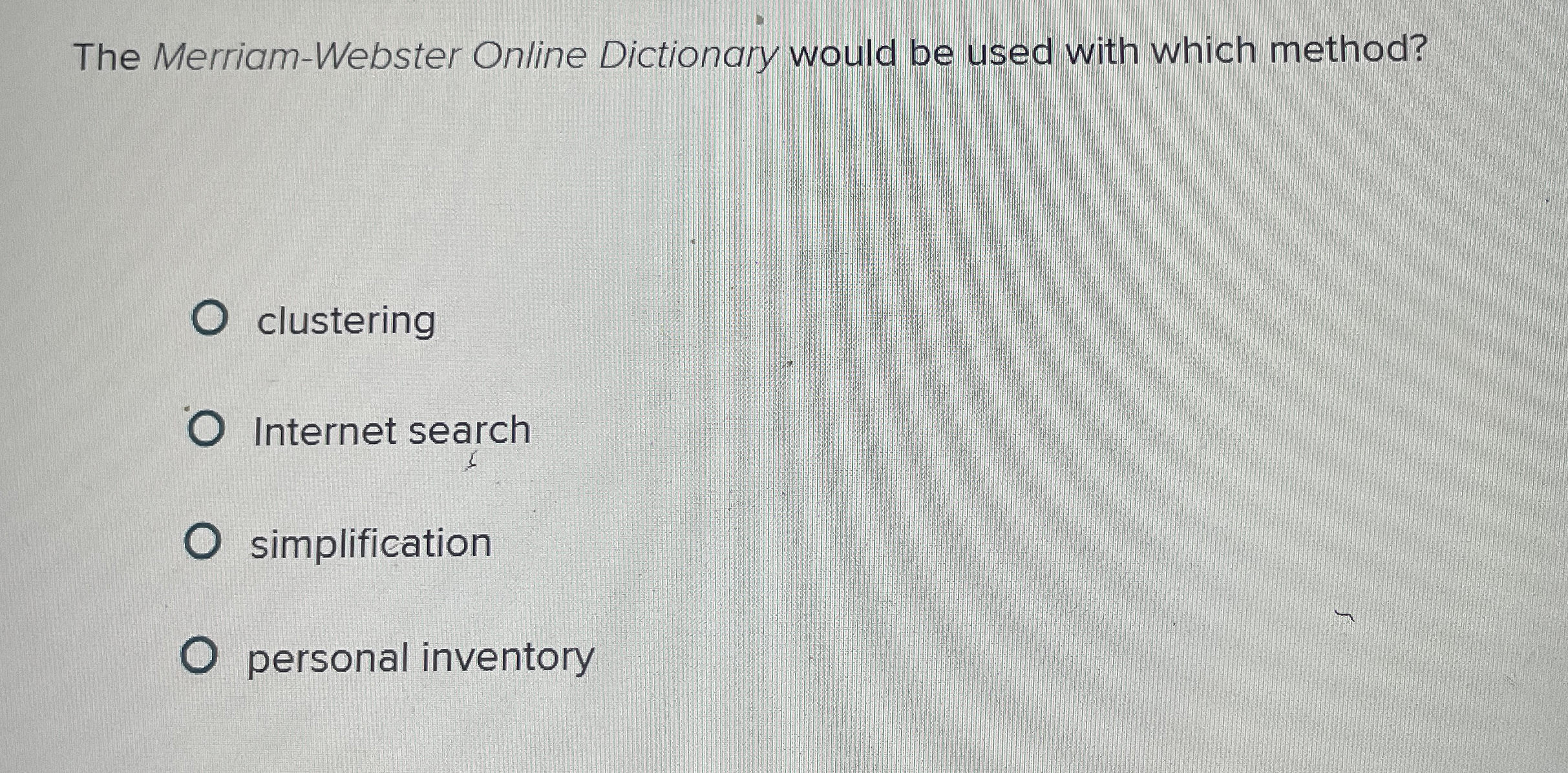 The Merriam - Webster Online Dictionary would be