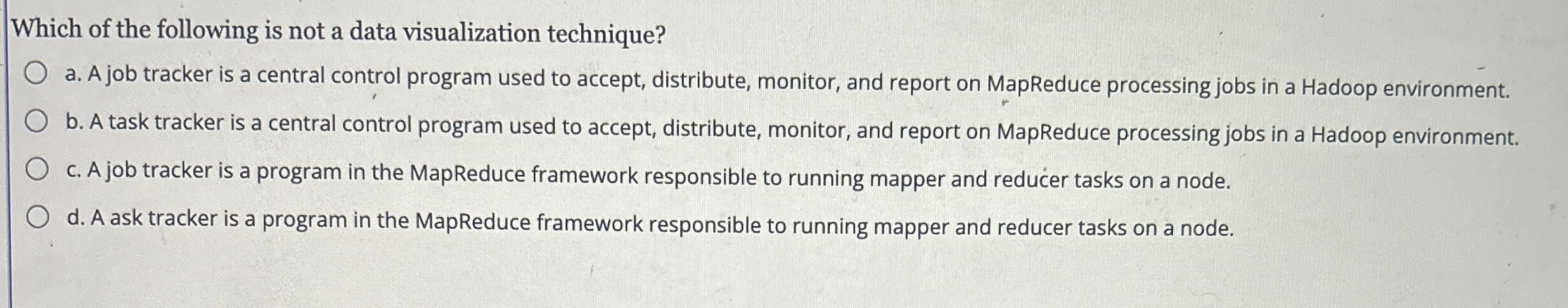 Which of the following is not a data