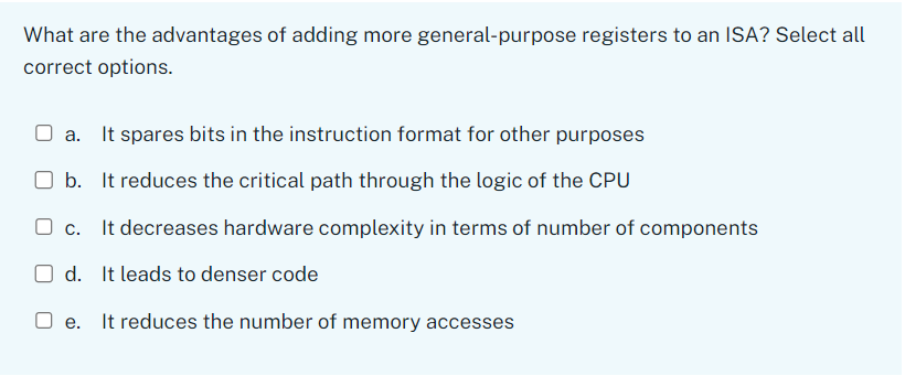 What are the advantages of adding more general -