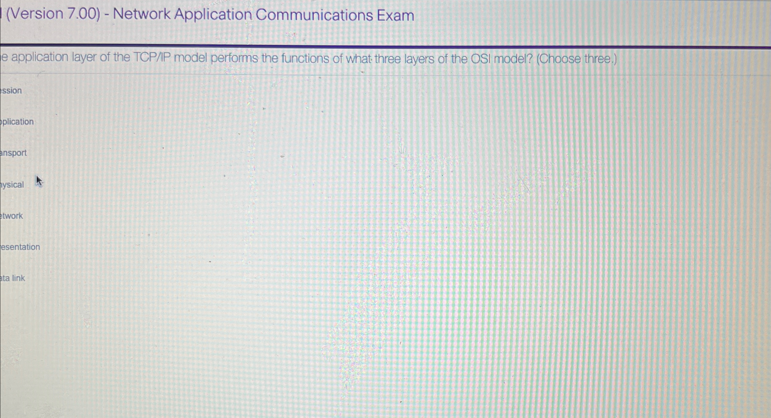 ( Version 7 . 0 0 ) - Network Application