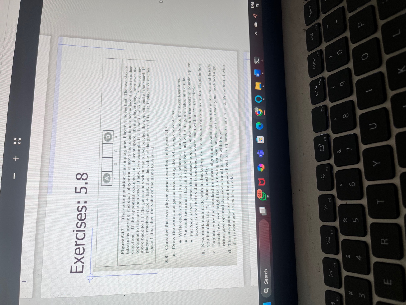 Exercises: 5 . 8 Figure 5 . 1 7 The starting