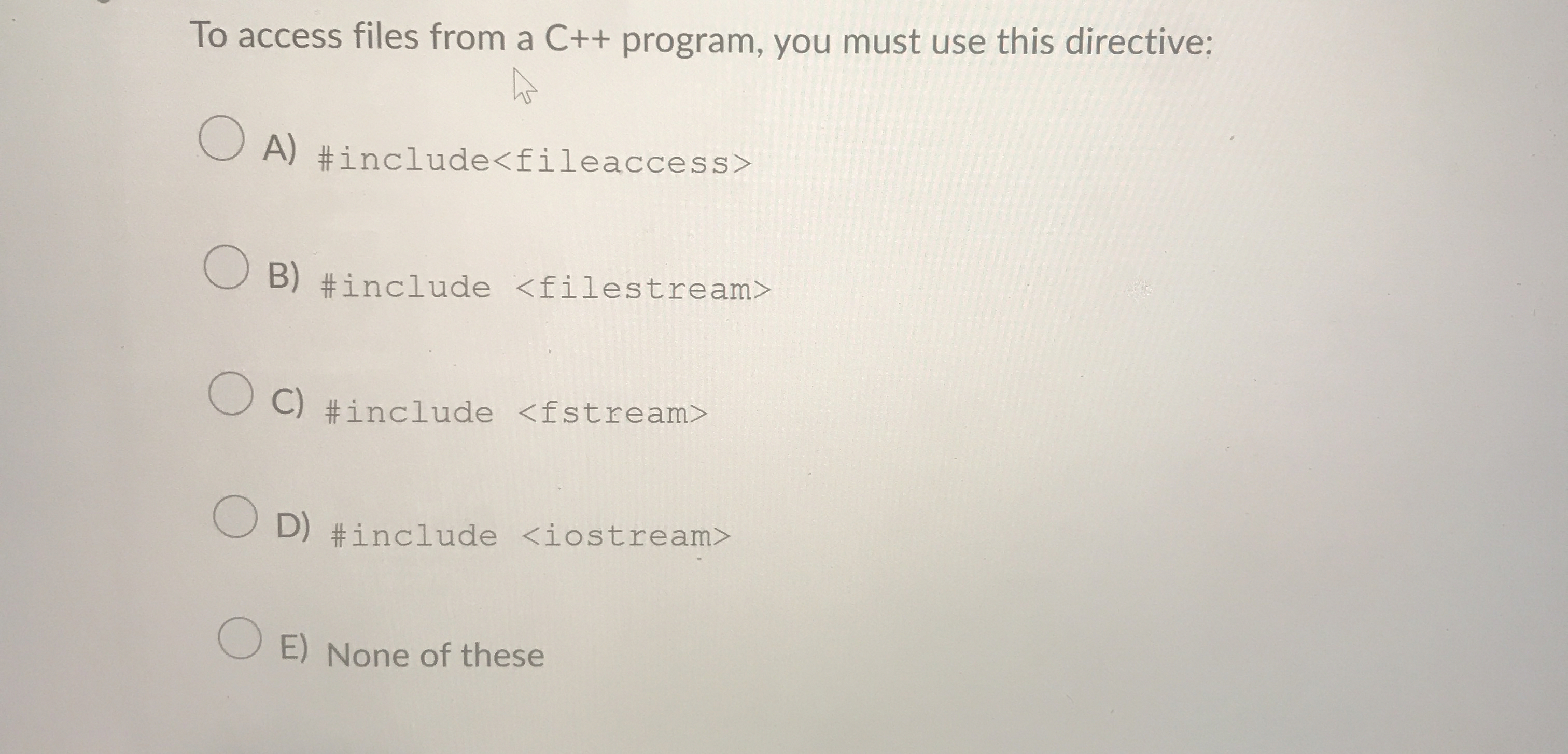 This member function [ eads a single character