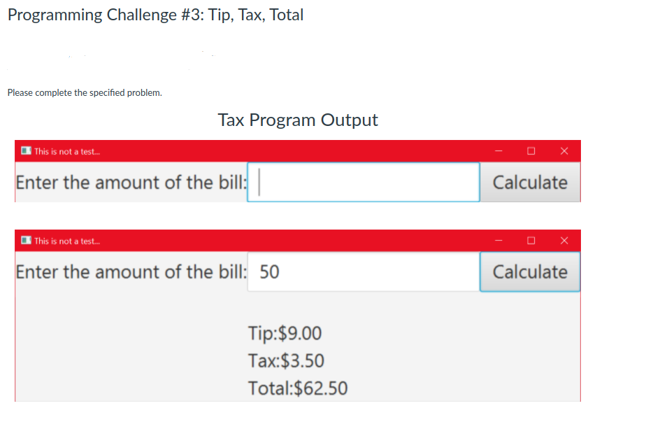 What would be the correct JAVA code to result in